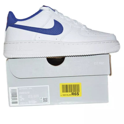 Nike Air Force 1 moteriški batai, balti / tamsiai karališkos mėlynos - CT3839-101