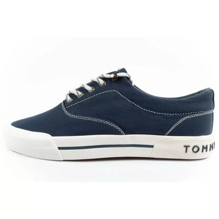 Tommy Hilfiger vyriški sportiniai batai kedai, madingi, patogūs, tamsiai mėlynos