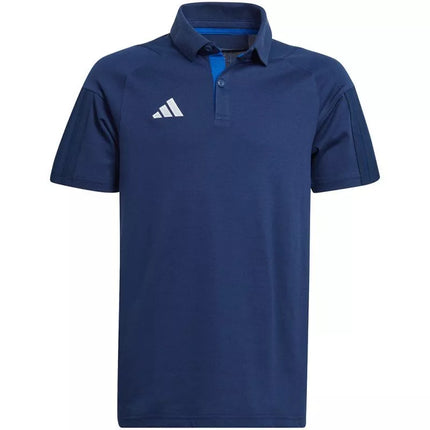 adidas Tiro 23 Varžybų Medvilniniai Tamsiai Mėlyni Vaikams Marškinėliai HK8053