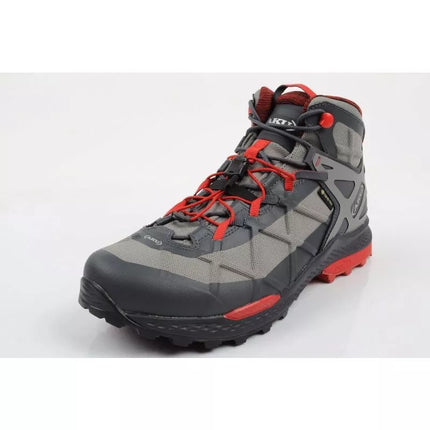 Aku Rocket Gore-tex Vyriški Žygio Batai, Pilkai Raudoni
