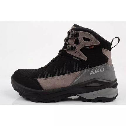 Moteriški trekingo sportiniai batai Adapta Gore-tex odiniai juodi/rožiniai Aku