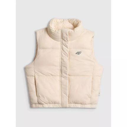 Girls' vest with synthetic filling 4F 4FJWSS26TVJAF312-12S