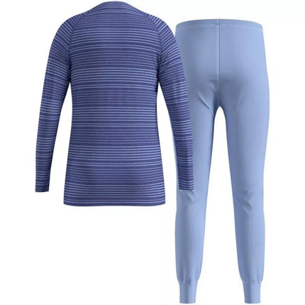 Šiluminiai apatiniai - ilgas ACTIVE WARM SET komplektas, dydis 152 cm, tamsiai mėlynas, ODLO