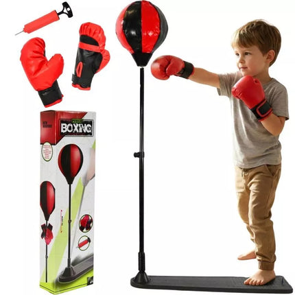 ENERO BOXING SET FOR CHILDREN ADJUSTABLE 75-128 CM AND GLOVES