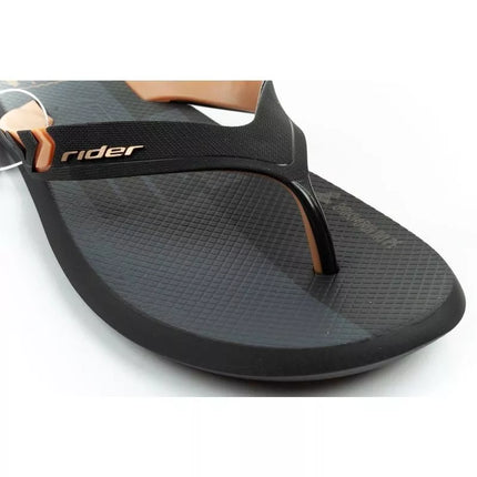 Rider shoes men's sports flip-flops R1 Prime comfortable slippers black