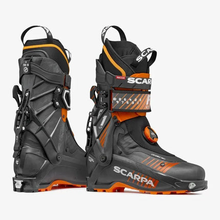 Scarpa F1 LT ski touring boots - carbon/orange