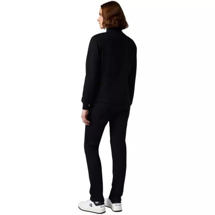 Champion Moteriškas juodas sportinis kostiumas su pilnu užtrauktuku 118289 KK001