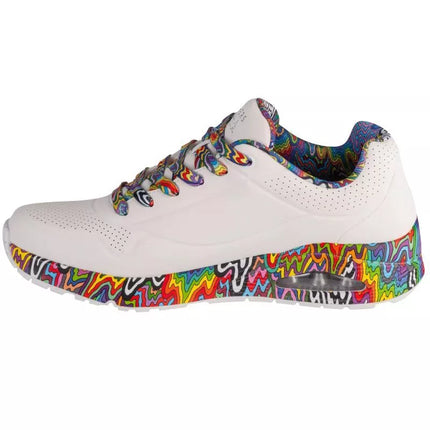 Skechers Uno - Stark Mini Drip 183518-WMLT Balta