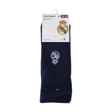 Real Madrid kojinės, 2 poros, tamsiai mėlynos, 2900003459