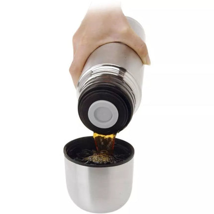 EXCELLENT HOUSEWARE SILVER 750ML TRAVEL THERMOS