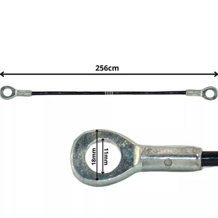 ATLAS ROPE 256cm plieninė PVC kilpa