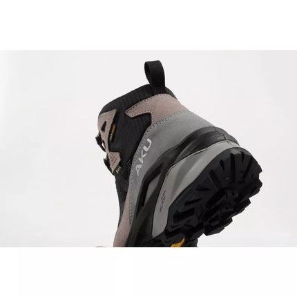 Moteriški trekingo sportiniai batai Adapta Gore-tex odiniai juodi/rožiniai Aku