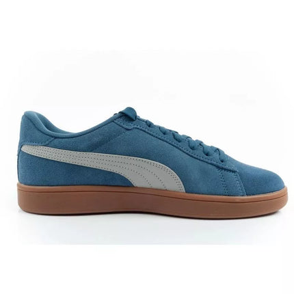 Puma vyriški sportiniai bateliai kedai Smash 3.0 odiniai klasikinio stiliaus madingi mėlyni