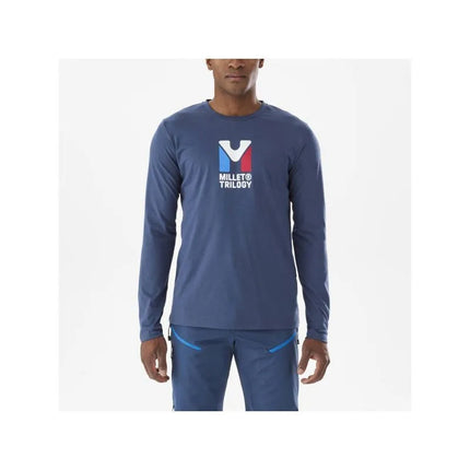M Chamonix Tri Ts Ls marškinėliai tamsiai mėlyni Millet