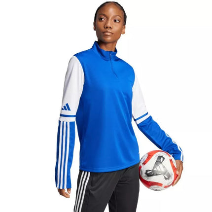 Moterims skirtas adidas Squadra 25 treniruočių viršutinė dalis mėlyna JD3019