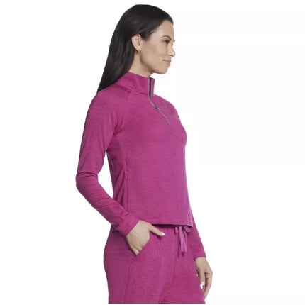 Skechers Skech-Knits Ultra Go 1/4 Zip LT4-PNK Pink S