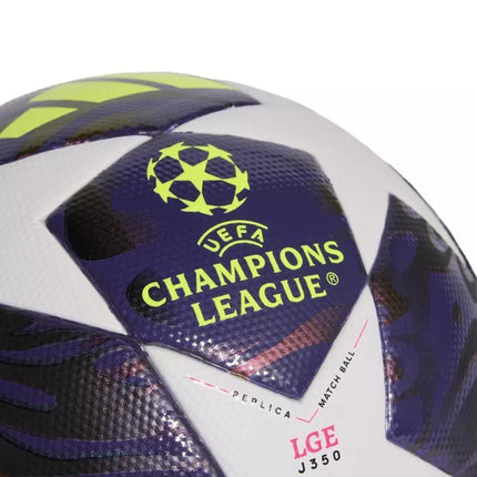 adidas UCL 25/26 Final League J350 Purple and White Football JX9098