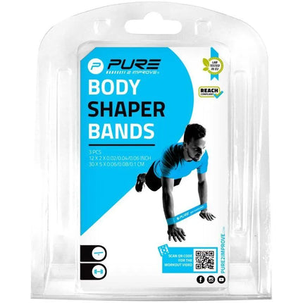 FITNESS CROSSFIT MINI BAND SET 3 PCS MEN PURE 2 IMPROVE