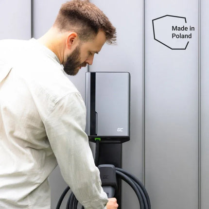 Wallbox Green Cell HabuDen 22kW 32A - 7.5m cable with NFC
