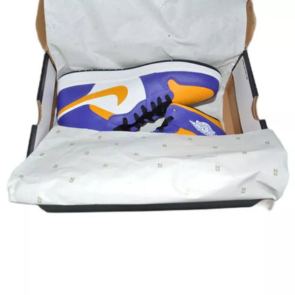 Air Jordan 1 MID Sneakers Los Angeles Lakers LA - DQ8426-517