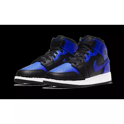 Air Jordan 1 Mid Hyper Royal GS vaikiški batai - 554725-077