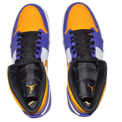 Air Jordan 1 MID Sneakers Los Angeles Lakers LA - DQ8426-517