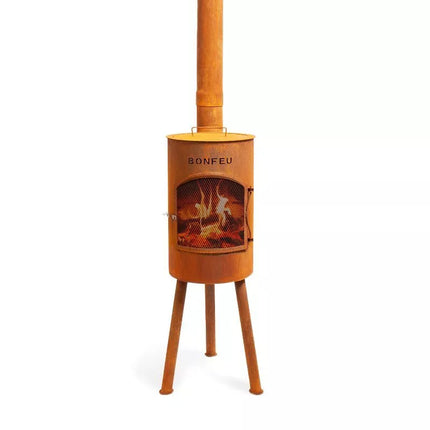 Bongiano SP rūdžių spalvos sodo židinys 3001R