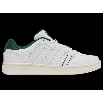 K-Swiss laisvalaikio bateliai COURT PALISADES BRIGHT WHITE/POSY GREEN/SNOW WHITE-M (06931-146-M)