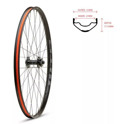 WTB PROTERRA i27x29'' front wheel 110x15 32 6 bolts