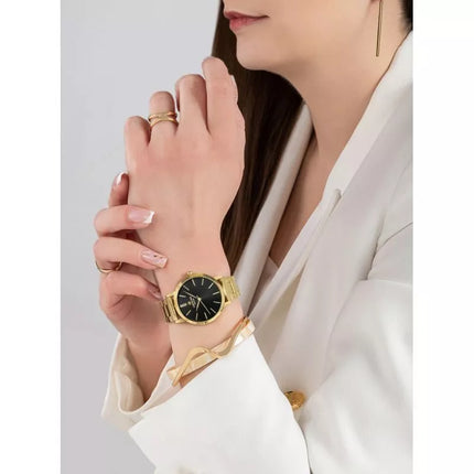 Giewont Sapphire Gold Black Women's Watch GW2360-B3