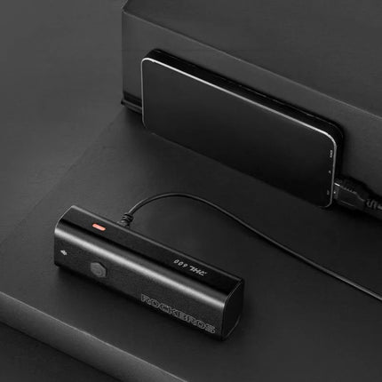 Rockbros RHL600 priekinis dviračio žibintas 600lm 2600mAh IPX6 - juodas