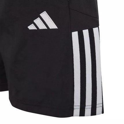 adidas Tiro 23 Competition Downtime vaikiški juodi šortai HI4716