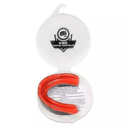 Gel Mouthguard + Box - Black and Red | GelTech