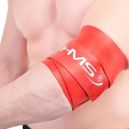 FB01 RED 1.2 x 50 x 2080 MM HMS EXERCISE BAND