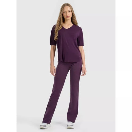 Moteriski oversize marškinėliai su modalu 4F 4FRAW25TTSHF3283-50S