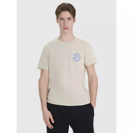 Men's regular printed T-shirt 4F 4FWSS25TTSHM1980-83S
