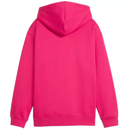 Puma ESS Centered Cat Logo Relaxed Hoodie for Kids Fuchsia 692973 59