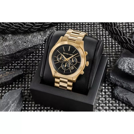 Vyriškas laikrodis + Kortelių dėklas MICHAEL KORS MK1076SET + Dėžutė