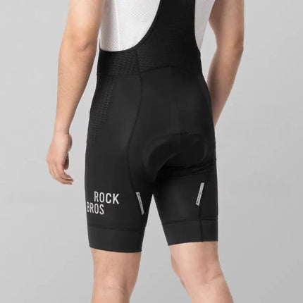 Rockbros YDDK009 Men's Cycling Bib Shorts with Pad Size L - Black
