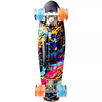 PLASTIC SKATEBOARD 22 INCHES ENERO GRAFFITI LED 1030845