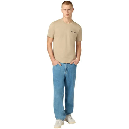 Champion SS Tee Beige Men's T-Shirt 221798 MS041