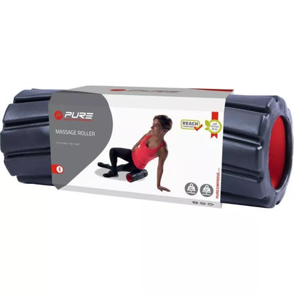 EXERCISE ROLLER 36x14CM MEDIUM BLACK PURE 2 IMPROVE
