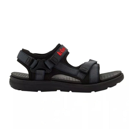 Lee Cooper men's shoes velcro sandals for summer beach light blue black