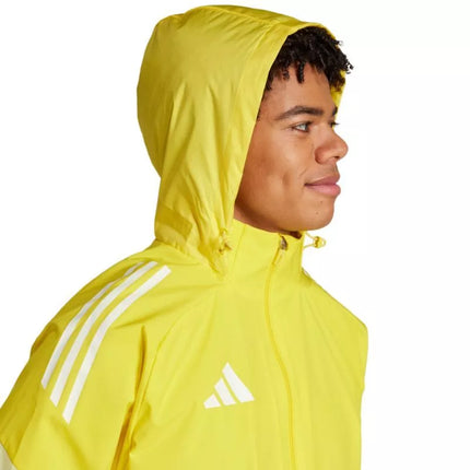 Vyriška adidas Tiro 25 Competition visų orų striukė Geltona JI8958