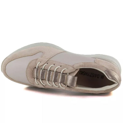 Women's sports shoes classic beige M.Daszyński MR24129