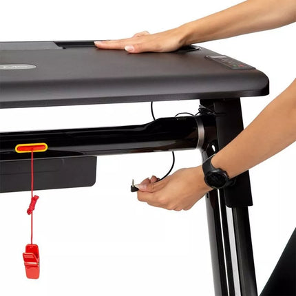 HMS LOOP12 MULTI Electric Treadmill with Desk 1-12 km/h, Gray
