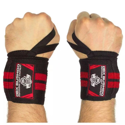 Elastic Wrist Supports/Grips | Black/Red