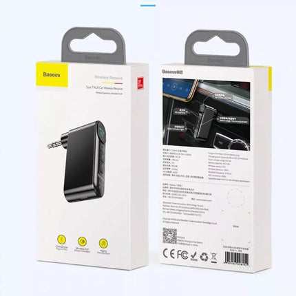 Baseus BSBA-02 (Tarptautinis leidimas) Bluetooth AUX siųstuvas - juodas