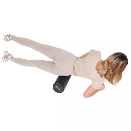 Joga ir kūno rengybos volelis EPP JUODAS 15x90cm ENERO FIT