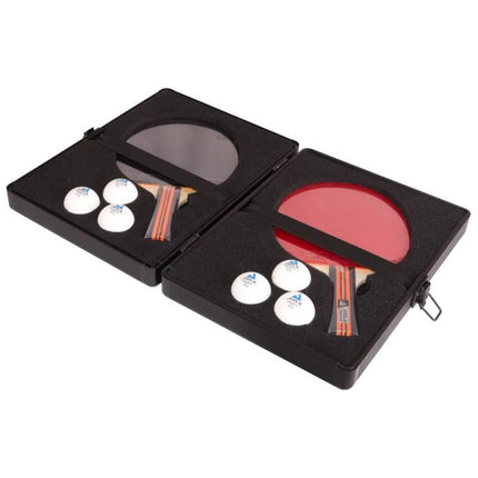 CASE COVER FOR 2 RACKETS AND 3 BALLS FOR TABLE TENNIS JOOLA ALU BLACK